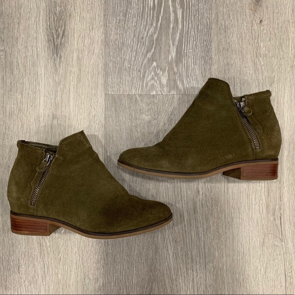 Steve Madden Shoes - Steve Madden Harper Booties - Olive Green